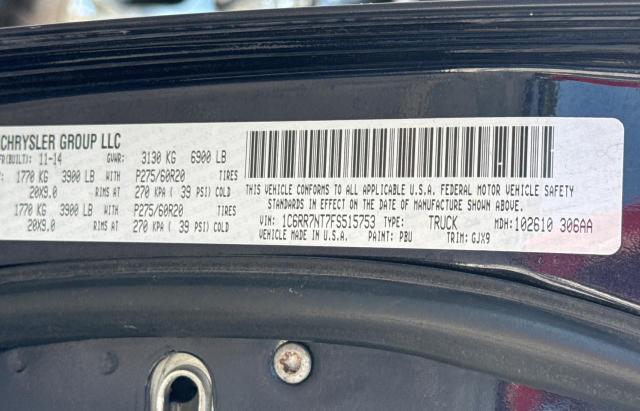 Photo 10 from auction – 2015 RAM 1500 LARAM with VIN 1C6RR7NT7FS515753