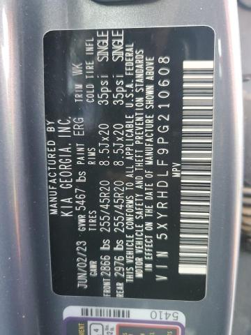 Photo 14 from auction – 2023 KIA SORENTO EX with VIN 5XYRHDLF9PG210608