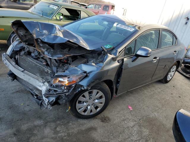 HONDA CIVIC LX 2012 with VIN 19XFB2F57CE379271 - Photo from auction