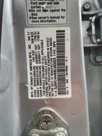 Photo 14 from auction – 2011 HONDA CR-V SE with VIN 5J6RE4H46BL069925