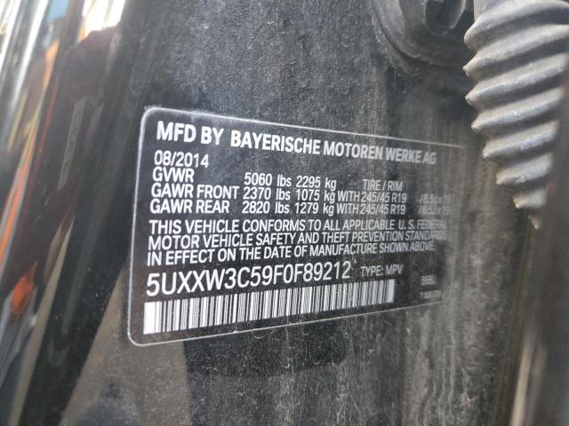 Photo 14 from auction – 2015 BMW X4 XDRIVE2 with VIN 5UXXW3C59F0F89212