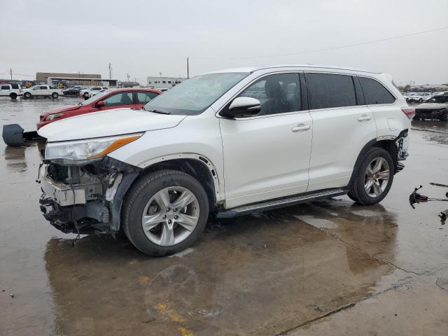 TOYOTA HIGHLANDER 2015 with VIN 5TDYKRFH5FS108165 - Photo from auction