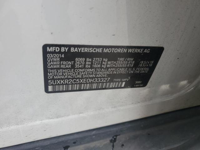 Photo 14 from auction – 2014 BMW X5 SDRIVE3 with VIN 5UXKR2C5XE0H33327