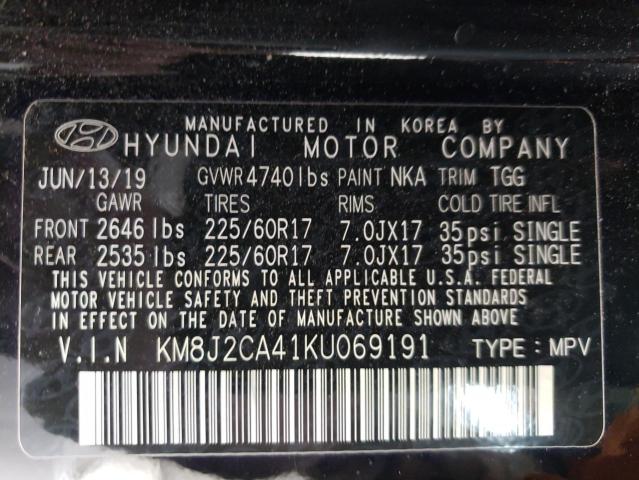 Photo 14 from auction – 2019 HYUNDAI TUCSON SE with VIN KM8J2CA41KU069191