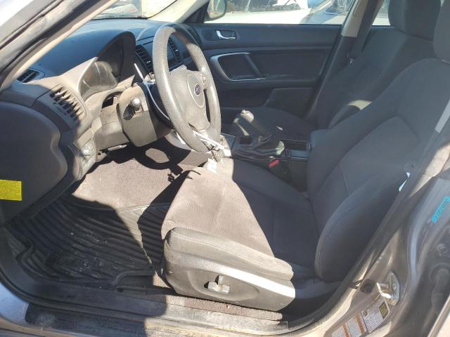 Photo 7 from auction – 2008 SUBARU LEGACY 2.5 with VIN 4S3BL616087205732