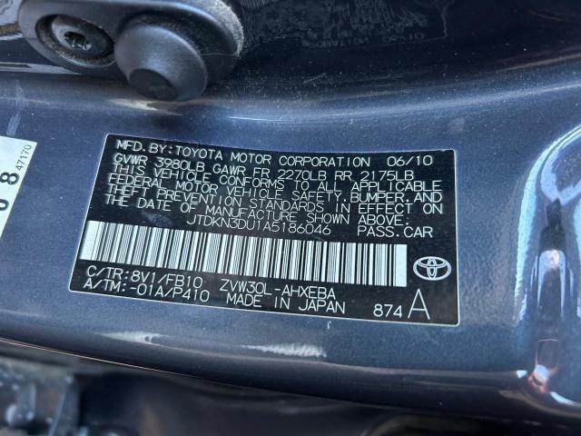 Photo 10 from auction – 2010 TOYOTA PRIUS with VIN JTDKN3DU1A5186046