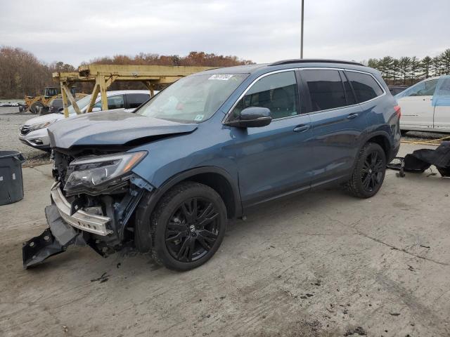 HONDA PILOT SE 2021 with VIN 5FNYF6H2XMB082854 - Photo from auction