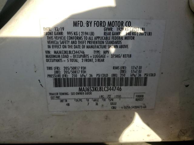 Photo 14 from auction – 2020 FORD ECOSPORT T with VIN MAJ6S3KL8LC344746