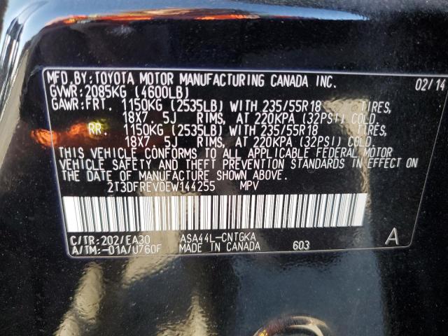 Photo 14 from auction – 2014 TOYOTA RAV4 LIMIT with VIN 2T3DFREV0EW144255