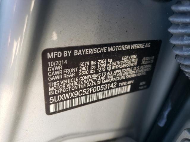 Photo 14 from auction – 2015 BMW X3 XDRIVE2 with VIN 5UXWX9C52F0D53142