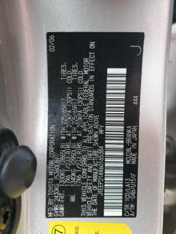 Photo 14 from auction – 2006 TOYOTA HIGHLANDER with VIN JTEEP21AX60165384