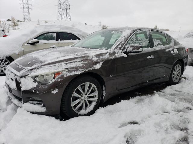 INFINITI Q50 BASE 2014 with VIN JN1BV7AR2EM684777 - Photo from auction