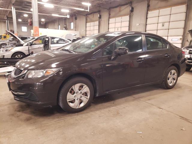HONDA CIVIC LX 2014 with VIN 2HGFB2F52EH557869 - Photo from auction