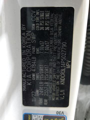 Photo 14 from auction – 2023 KIA NIRO WIND with VIN KNDCR3L14P5027790