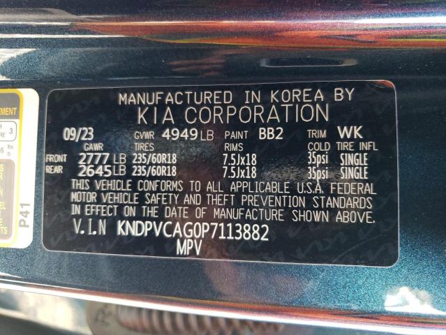 Photo 14 from auction – 2023 KIA SPORTAGE E with VIN KNDPVCAG0P7113882