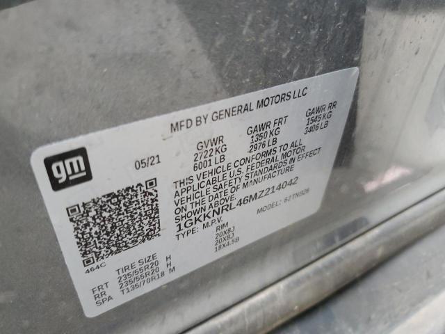 Photo 14 from auction – 2021 GMC ACADIA SLE with VIN 1GKKNRL46MZ214042