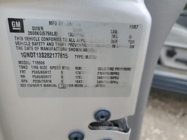 Photo 14 from auction – 2008 CHEVROLET TRAILBLAZE with VIN 1GNDT13S282177815
