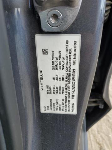 Photo 14 from auction – 2021 TESLA MODEL 3 with VIN 5YJ3E1EC2MF913549