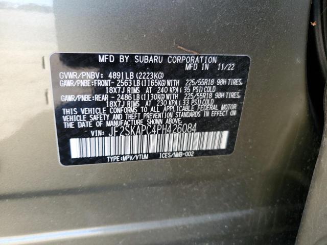 Photo 14 from auction – 2023 SUBARU FORESTER L with VIN JF2SKAPC4PH426084