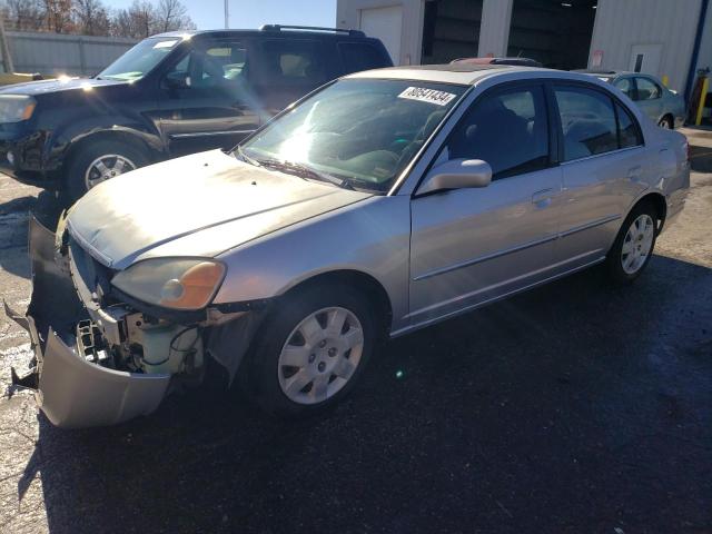 HONDA CIVIC EX 2002 with VIN 1HGES26712L006148 - Photo from auction