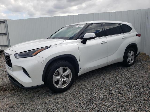 TOYOTA HIGHLANDER 2022 with VIN 5TDCZRAH3NS556237 - Photo from auction