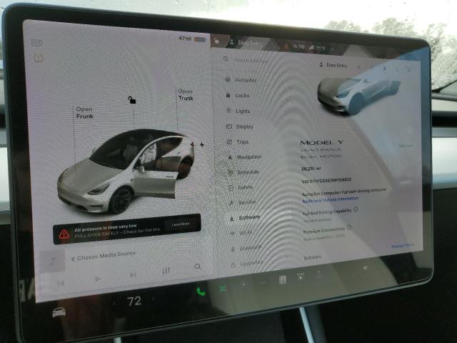 Photo 9 from auction – 2021 TESLA MODEL Y with VIN 5YJYGDEE2MF109822