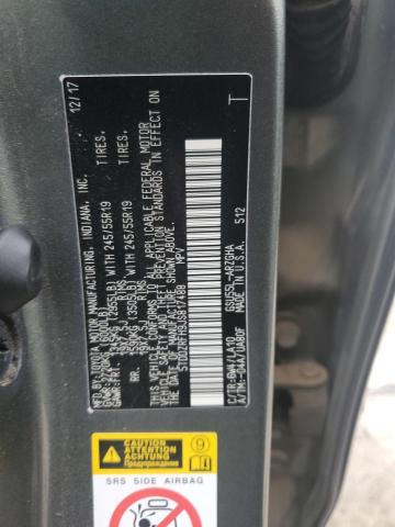 Photo 14 from auction – 2018 TOYOTA HIGHLANDER with VIN 5TDDZRFH9JS817488