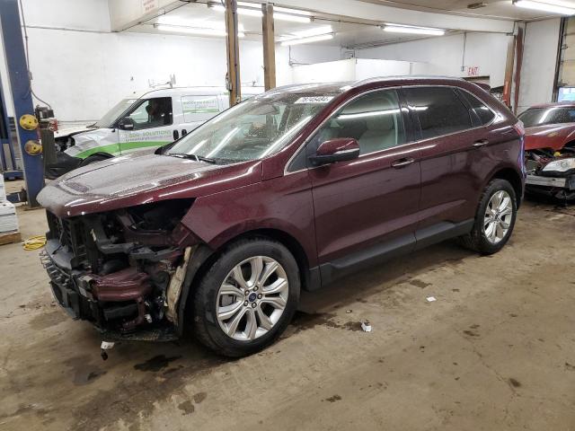 FORD EDGE TITAN 2021 with VIN 2FMPK4K99MBA41822 - Photo from auction