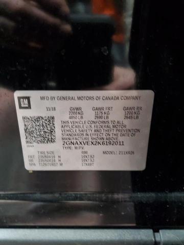 Photo 14 from auction – 2019 CHEVROLET EQUINOX LT with VIN 2GNAXVEX2K6192011
