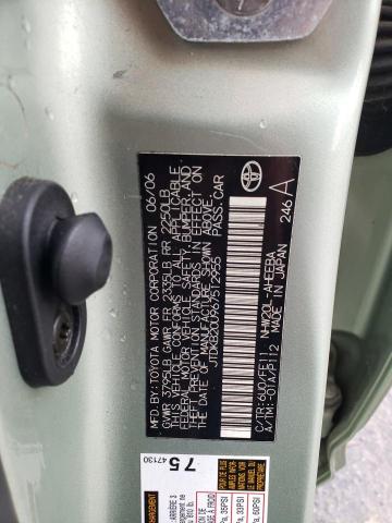 Photo 14 from auction – 2006 TOYOTA PRIUS with VIN JTDKB20U967512955