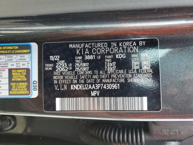 Photo 14 from auction – 2023 KIA SELTOS S with VIN KNDEU2AA3P7430961
