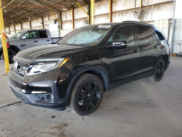 HONDA PILOT BLAC 2021 with VIN 5FNYF6H73MB079676 - Photo from auction