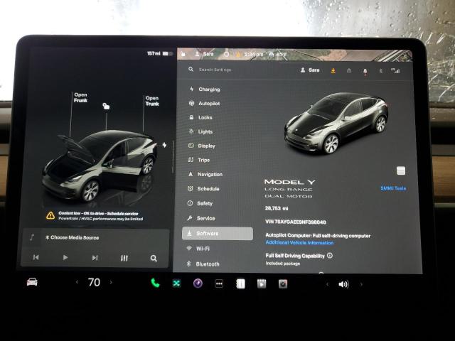 Photo 9 from auction – 2022 TESLA MODEL Y with VIN 7SAYGAEE9NF398040