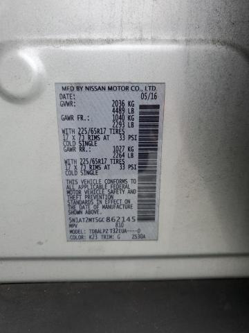 Photo 14 from auction – 2016 NISSAN ROGUE S with VIN 5N1AT2MT5GC862145