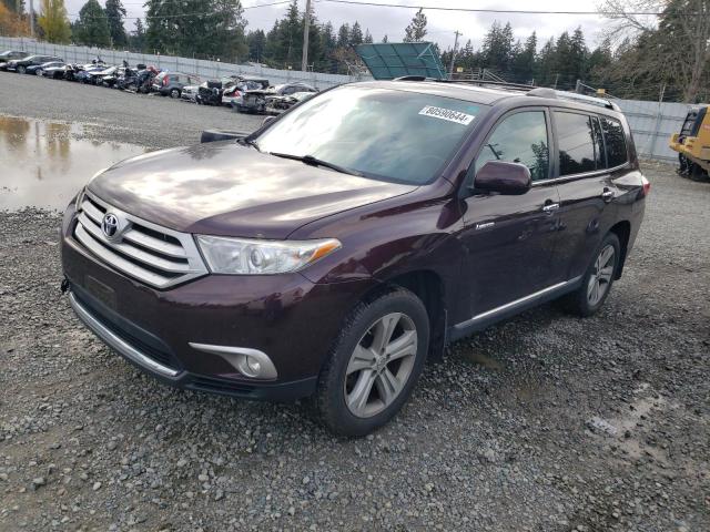 TOYOTA HIGHLANDER 2012 with VIN 5TDDK3EH3CS124597 - Photo from auction
