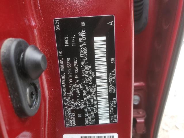 Photo 14 from auction – 2021 TOYOTA HIGHLANDER with VIN 5TDJZRBHXMS129822
