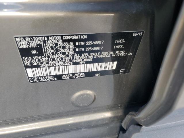 Photo 14 from auction – 2015 TOYOTA RAV4 LE with VIN JTMZFREV3FD064078