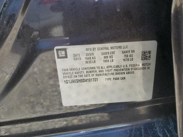 Photo 14 from auction – 2013 CHEVROLET SONIC LS with VIN 1G1JA6SH8D4191701