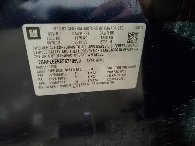 Photo 14 from auction – 2015 CHEVROLET EQUINOX LS with VIN 2GNFLEEK6F6310590