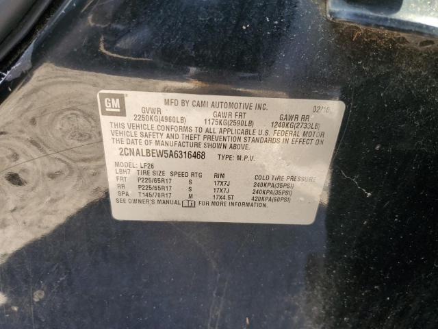Photo 14 from auction – 2010 CHEVROLET EQUINOX LS with VIN 2CNALBEW5A6316468
