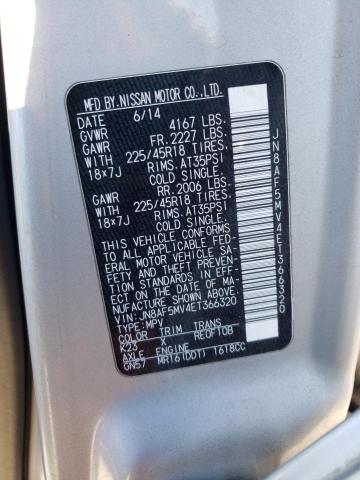 Photo 14 from auction – 2014 NISSAN JUKE S with VIN JN8AF5MV4ET366320