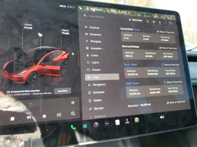 Photo 9 from auction – 2022 TESLA MODEL 3 with VIN 5YJ3E1EB3NF183336