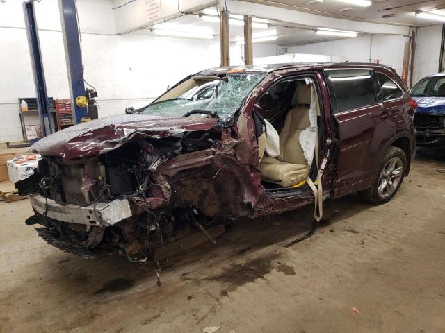 TOYOTA HIGHLANDER 2018 with VIN 5TDDZRFH7JS859917 - Photo from auction