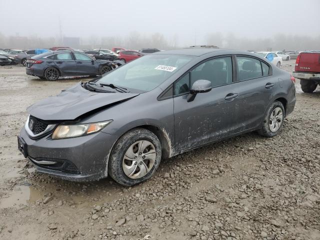 HONDA CIVIC LX 2013 with VIN 19XFB2F51DE051085 - Photo from auction