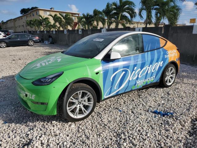 TESLA MODEL Y 2021 with VIN 5YJYGDEDXMF192763 - Photo from auction