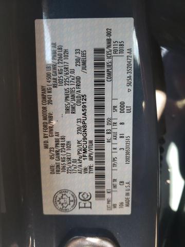 Photo 14 from auction – 2023 FORD ESCAPE ACT with VIN 1FMCU9GN8PUA59125