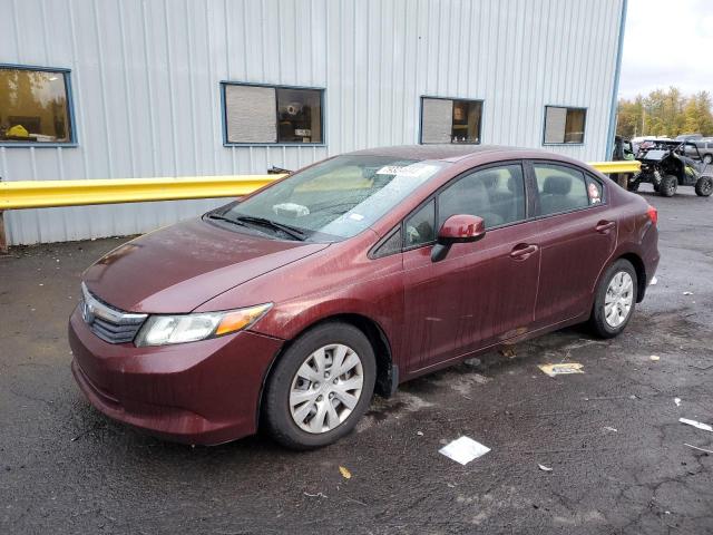 HONDA CIVIC LX 2012 with VIN 19XFB2F5XCE095620 - Photo from auction