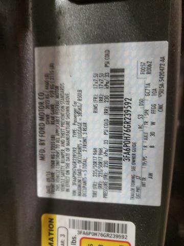 Photo 14 from auction – 2016 FORD FUSION SE with VIN 3FA6P0H76GR239592