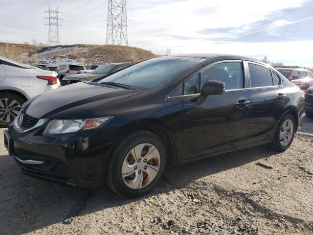 HONDA CIVIC LX 2013 with VIN 19XFB2F59DE271624 - Photo from auction