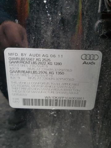 Photo 14 from auction – 2012 AUDI Q5 PREMIUM with VIN WA1DKAFP1CA003861